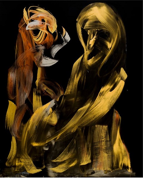 [2022] Untitled, Acrylic Ink on canvas, 162x130cm